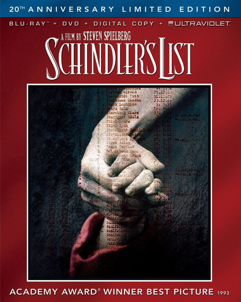 Schindler's List: 20th Anniversary [Blu-ray]