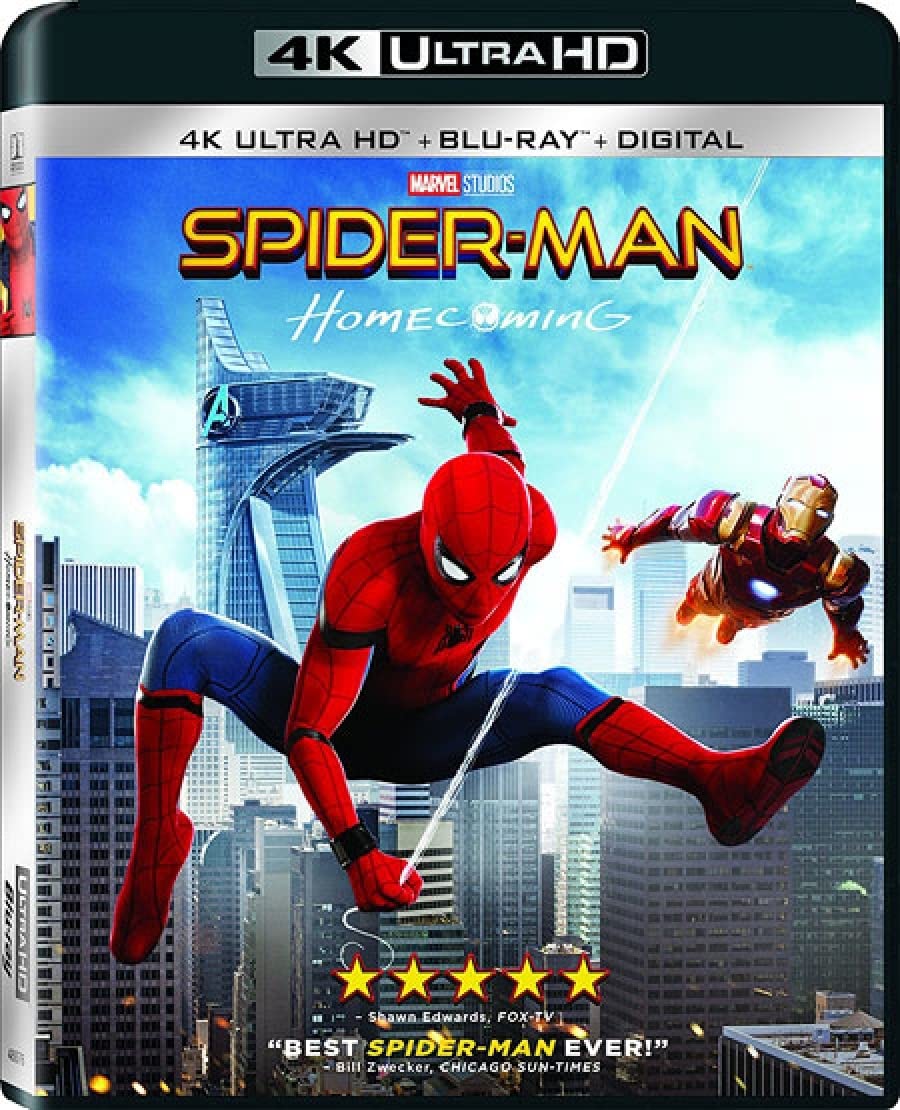 Spider-Man: Homecoming [4K Ultra HD] [Blu-ray] [Region Free]