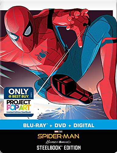 Spider-Man: Homecoming (Steelbook) [Blu-ray + DVD + Digital HD]