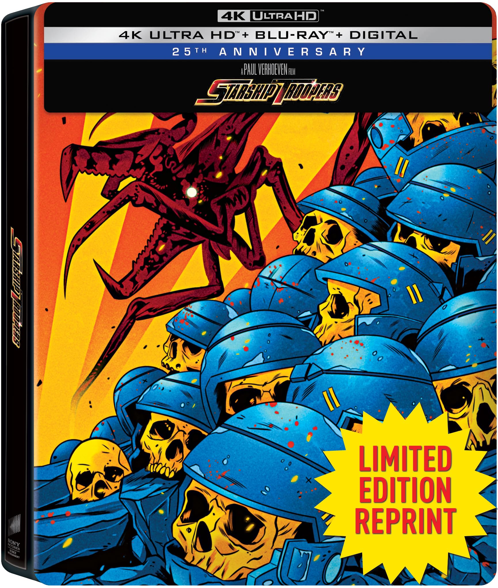Starship Troopers (25th Anniversary SteelBook) [4K Ultra HD] [Region Free] [Blu-ray]