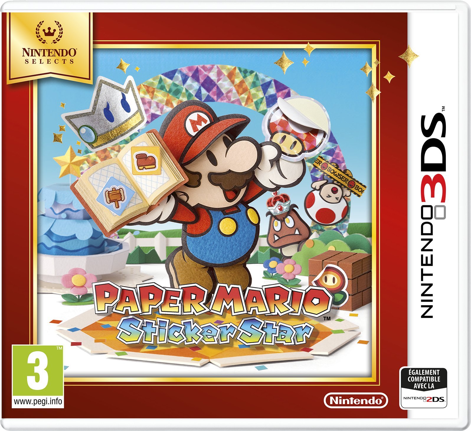 Papier Mario Sticker Star Select 3DS Spiel