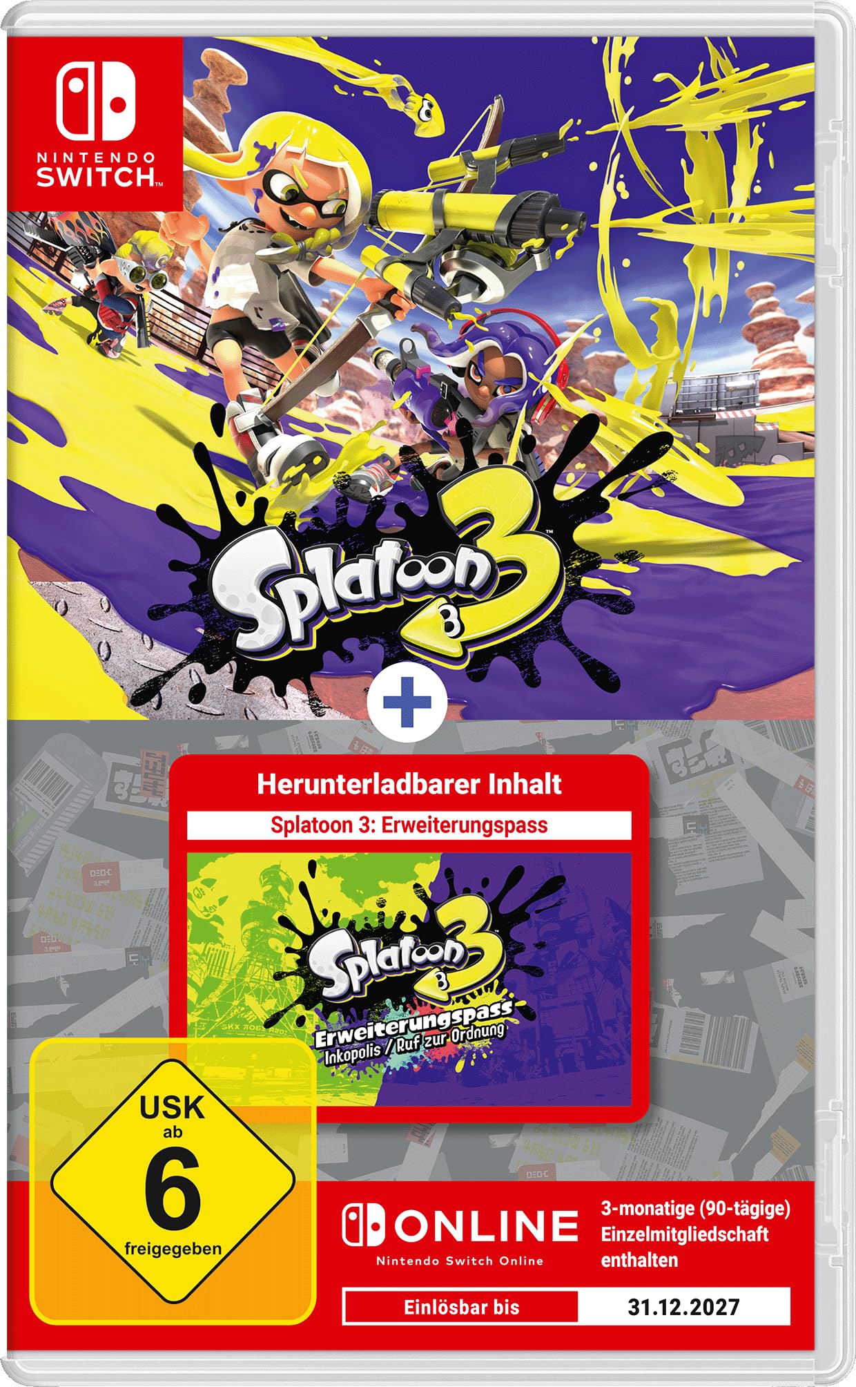 Splatoon 3 + Erweiterungspass - Set