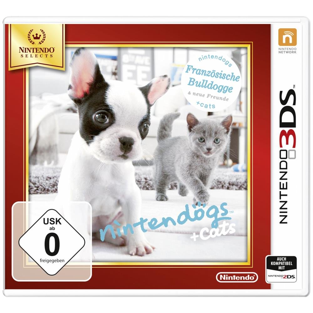 Nintendogs + cats Französische Bulldoge - Nintendo Selects - [3DS]