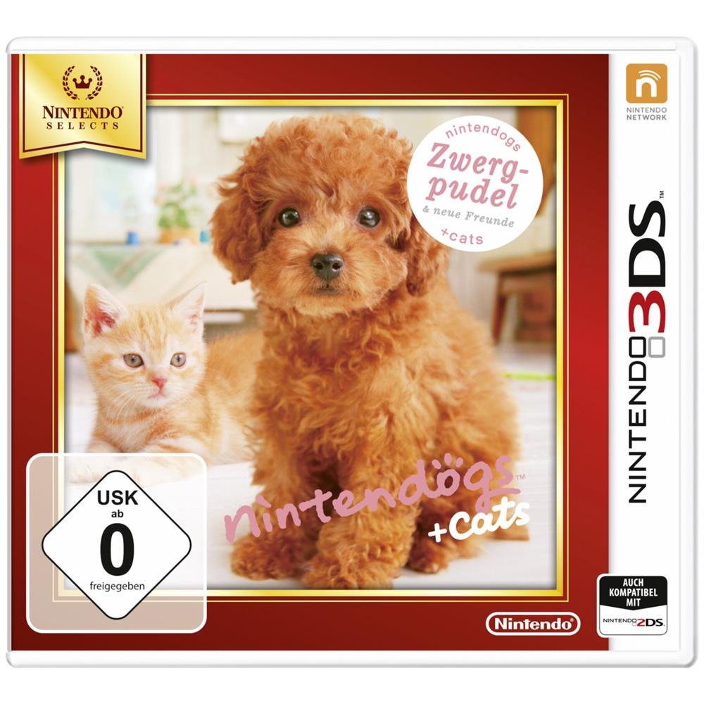 Nintendogs + Cats: Zwergpudel & Neue Freunde - Nintendo Selects - [3DS]