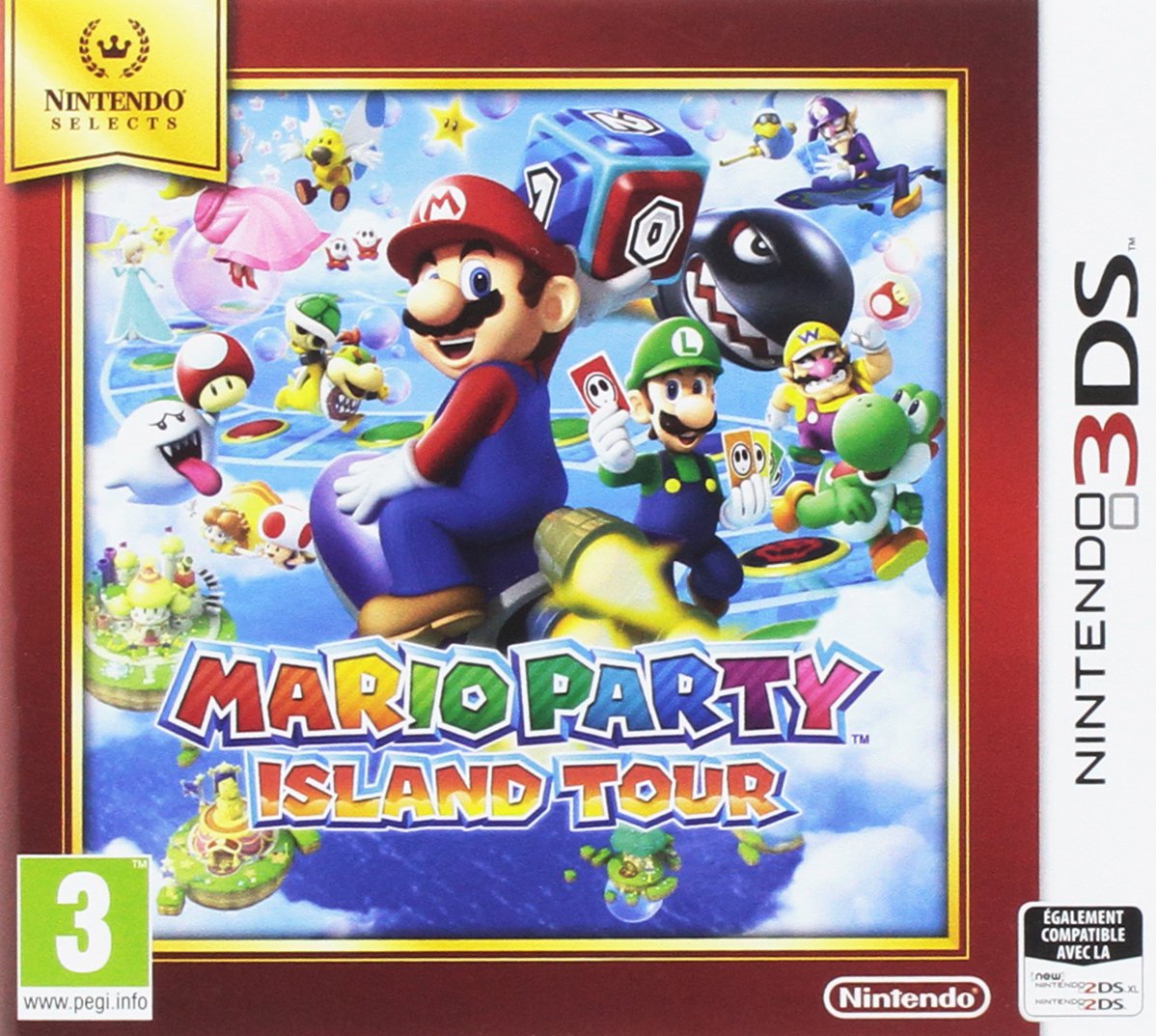 NINTENDO Mario Party: Island Tour Sélectionne Allemand, Anglais, Espagnol, Français, Italien, Néerlandais, Portugais,