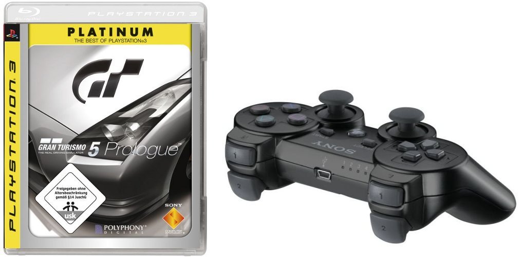 Gran Turismo 5 Prologue Platinum (GT5) + Joypad Sony DualShock 3 Wireless Controller (Sixaxis)