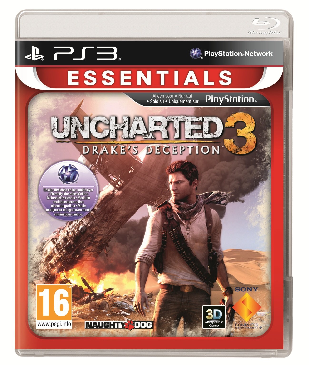 Uncharted 3: Drake's Deception [Essentials][AT PEGI] - [PlayStation 3]