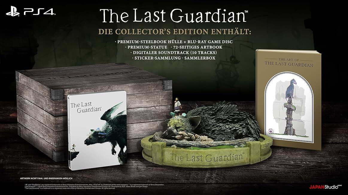 The Last Guardian - Collector's Edition [inkl. Sammler-Box, Artbook, Statue, Steelbook]