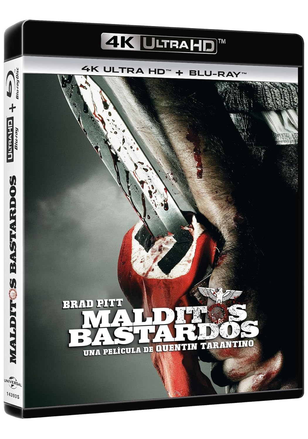 Inglourious Basterds Blu Ray 4K Ultra HD UHD + Blu Ray English Audio Ausgabe 2025