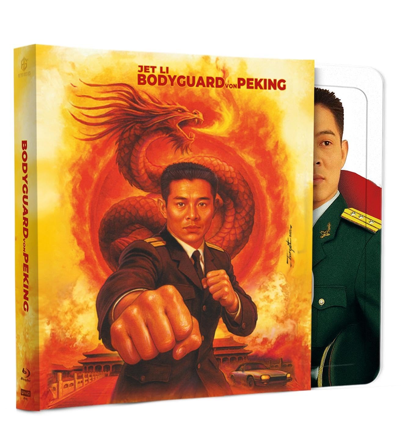 Bodyguard von Peking - Jet Li, 4K UHD + Blu ray , Steelbook mit Schuber Limited Edition, Uncut Version