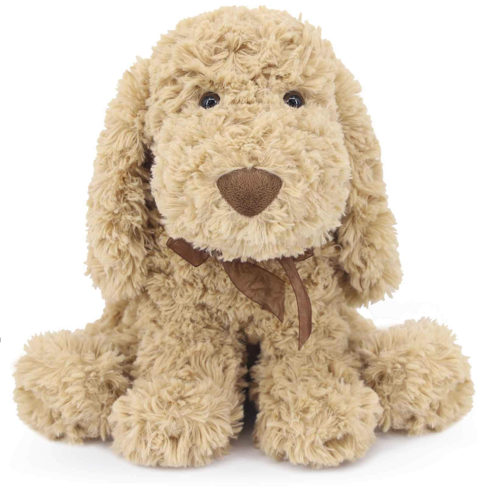 WEIGEDU Goldendoodle Plüschtier Hund Kuscheltier 30 cm
