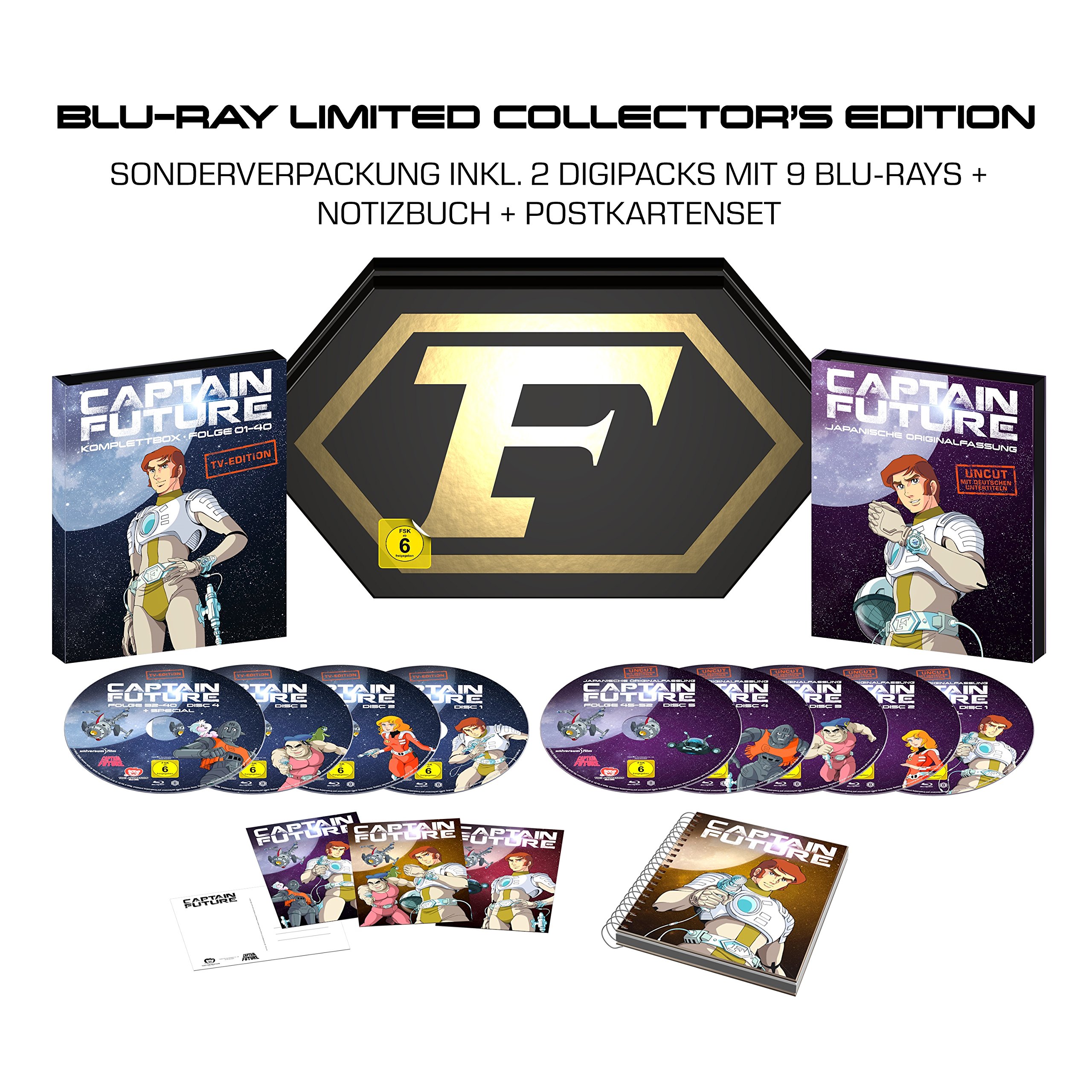 Captain Future Komplettbox BD (Limited Collector's Edition exklusiv bei Amazon.de)