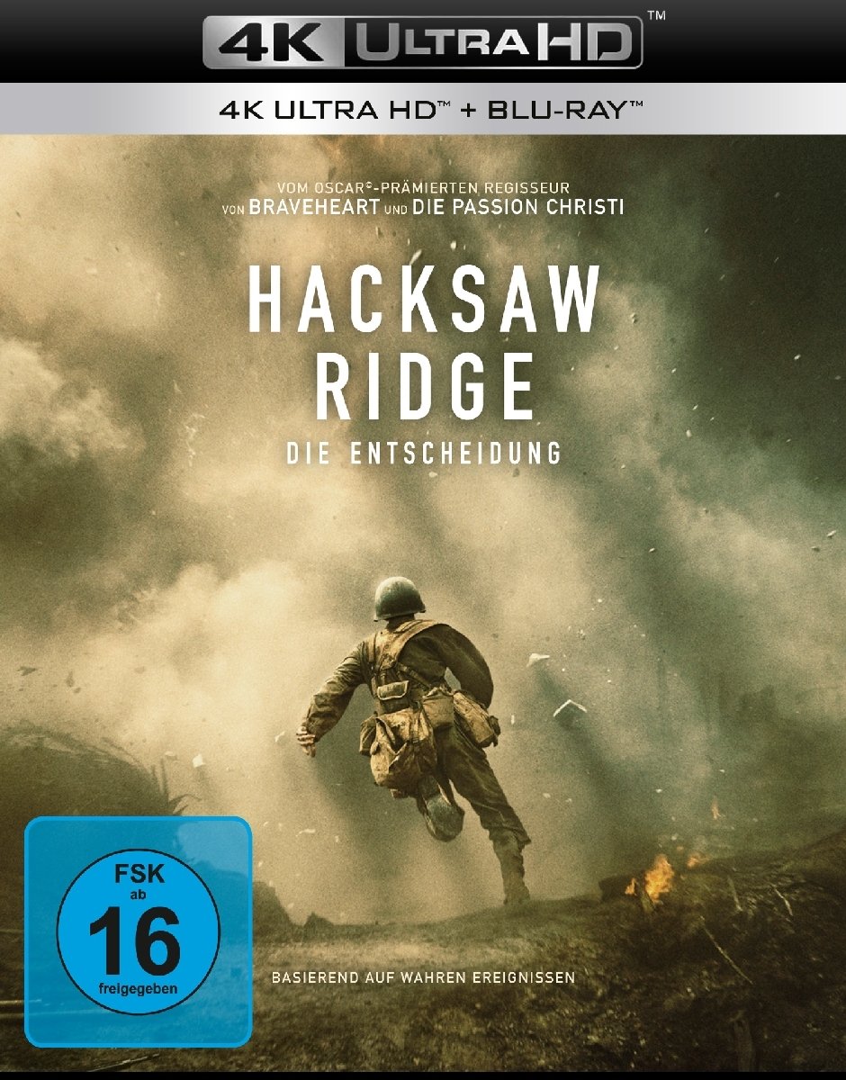 Hacksaw Ridge (4K Ultra HD) + (Blu-ray)