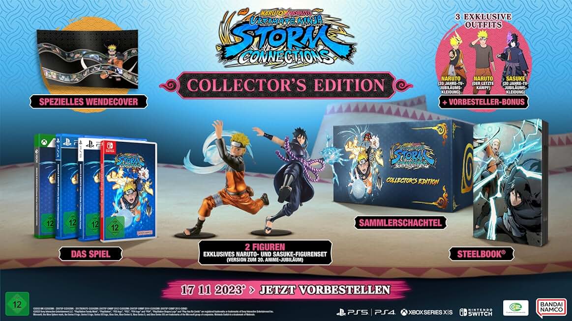 NARUTO X BORUTO Ultimate Ninja STORM CONNECTIONS [Inkl. 2 Figuren ,Sammlerschachtel Steelbook]