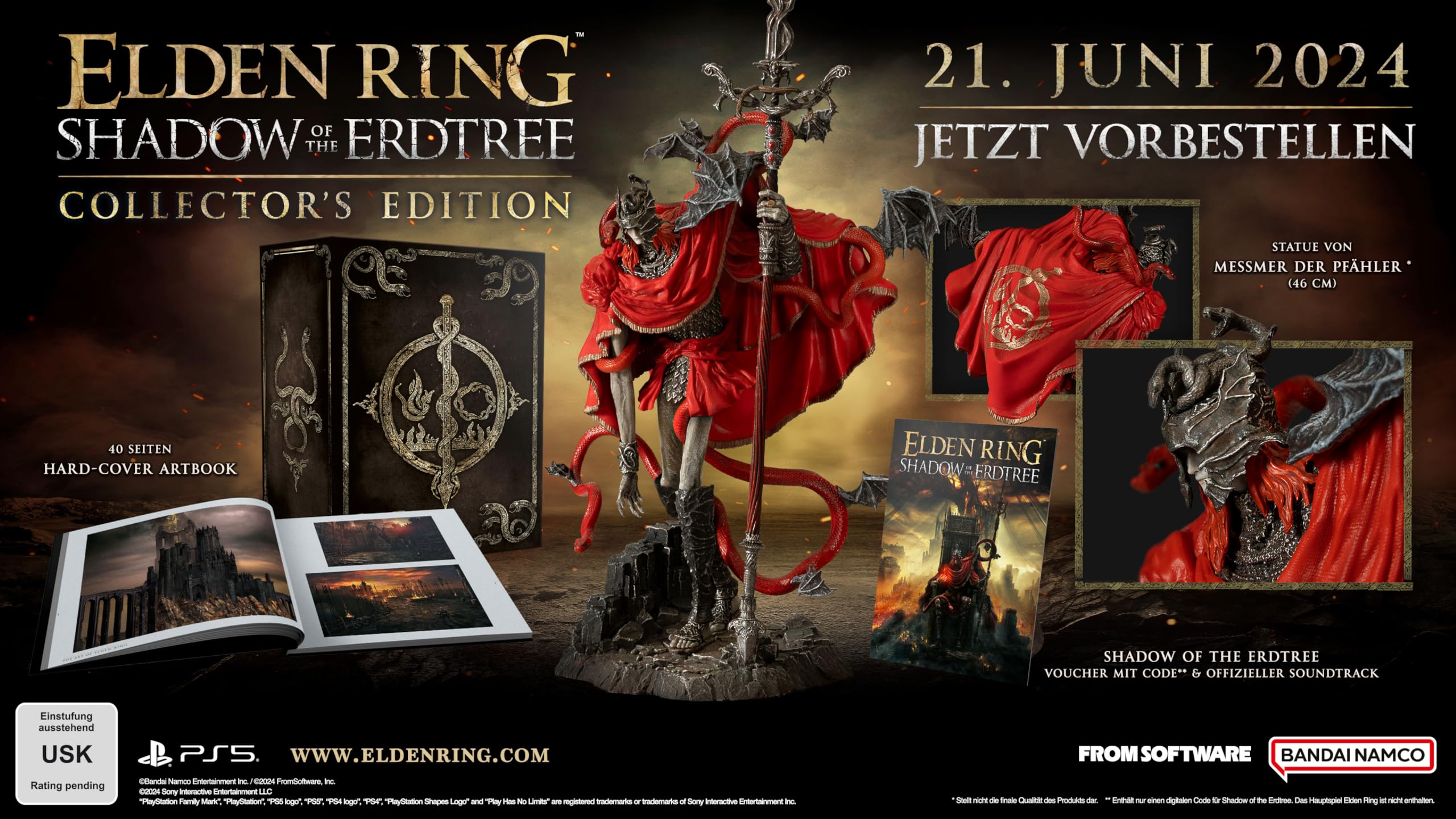 Elden Ring Shadow of the Erdtree Collector's Edition Golden Joystick Nominee