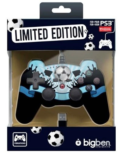 PS3 Controller Rumble SOCCER Limited kabelgebunden PC-kompatibel (5 Motive)