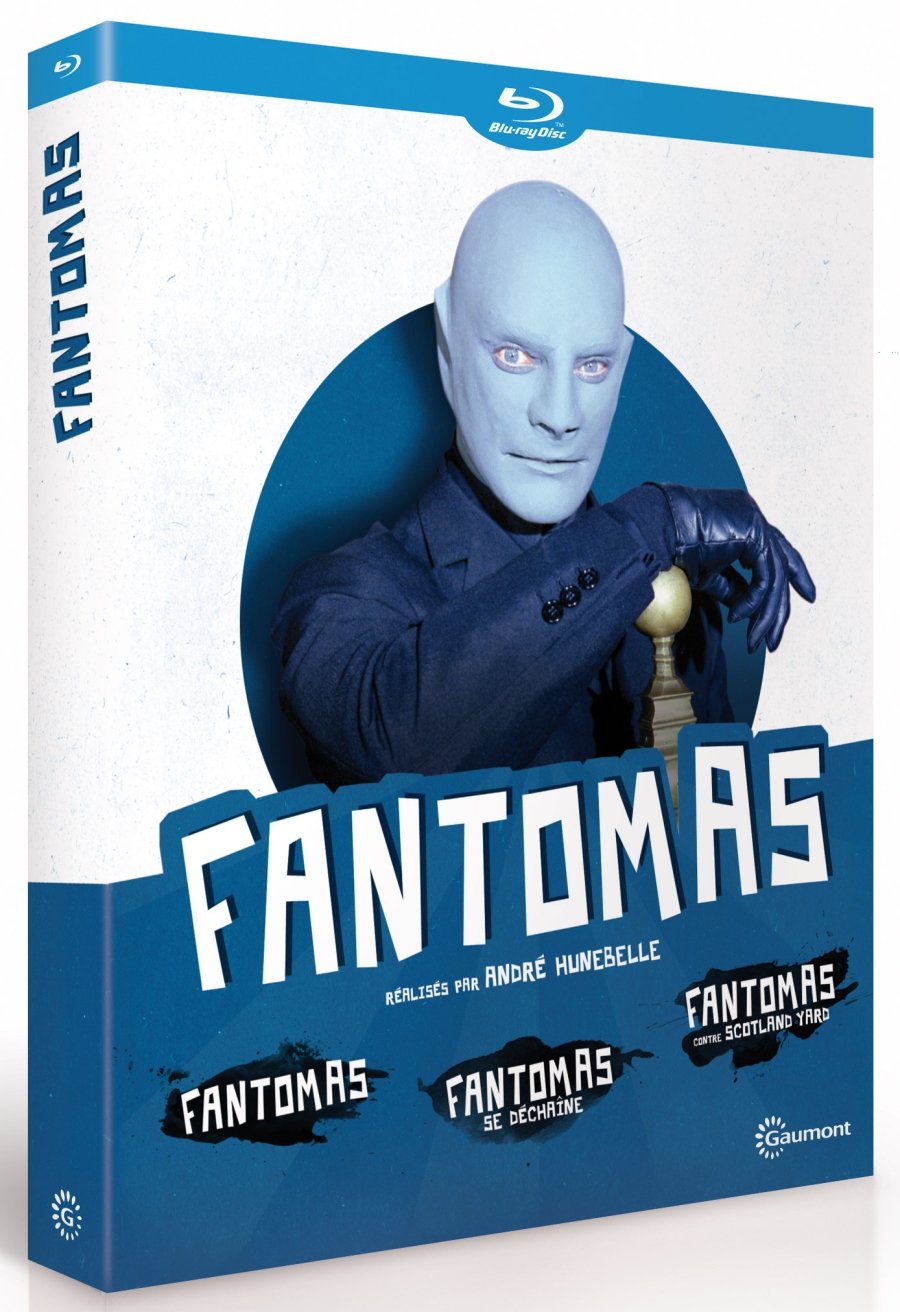 Coffret fantomas, louis de funes : fantomas ; fantomas se déchaîne ; fantomas contre scotland yard [Blu-ray] [FR Import]