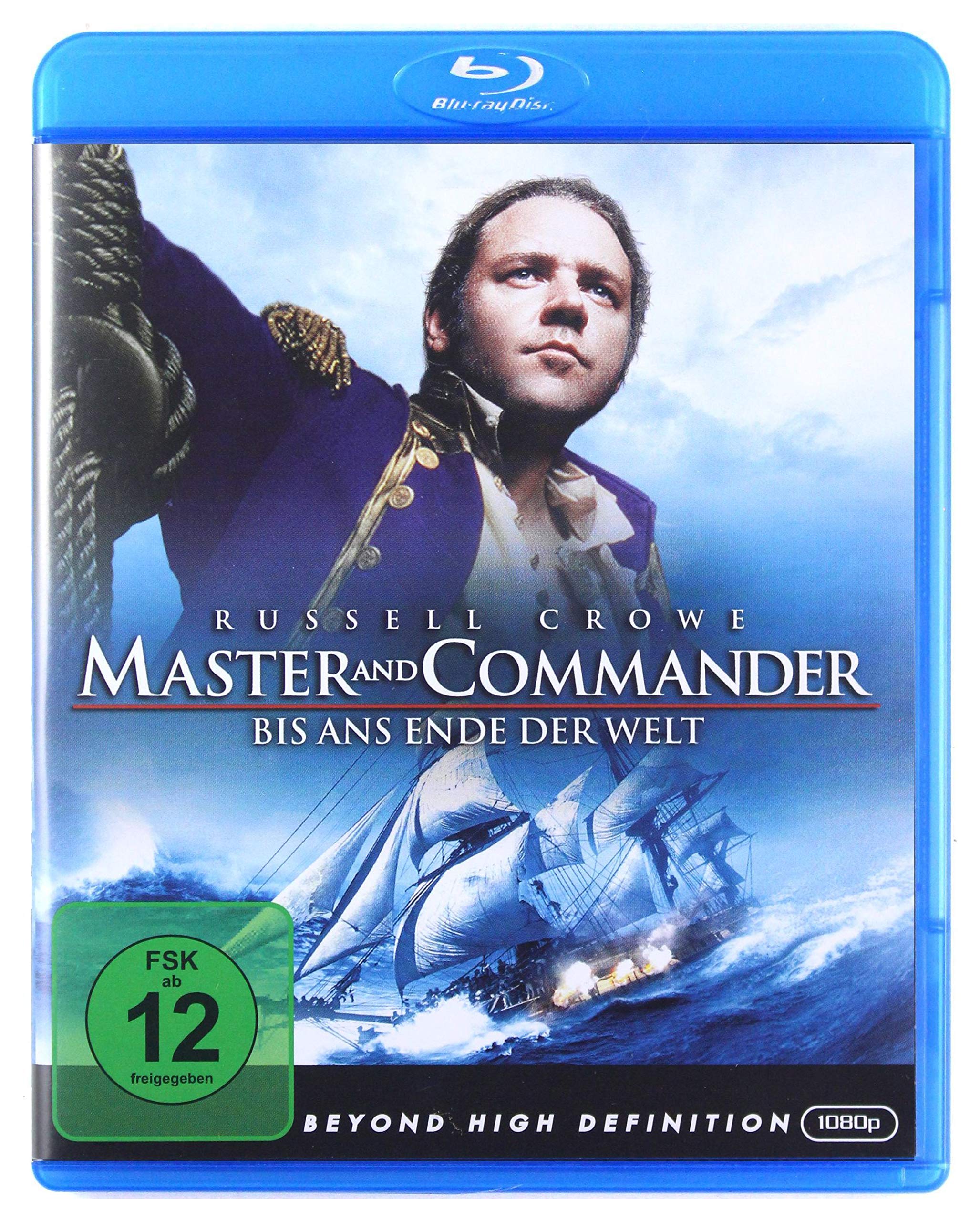 Master and Commander,1 Blu-ray: Original Kinofassung. Ausgezeichnet mit dem Oscar 2004 für die Beste Kamera.USA
