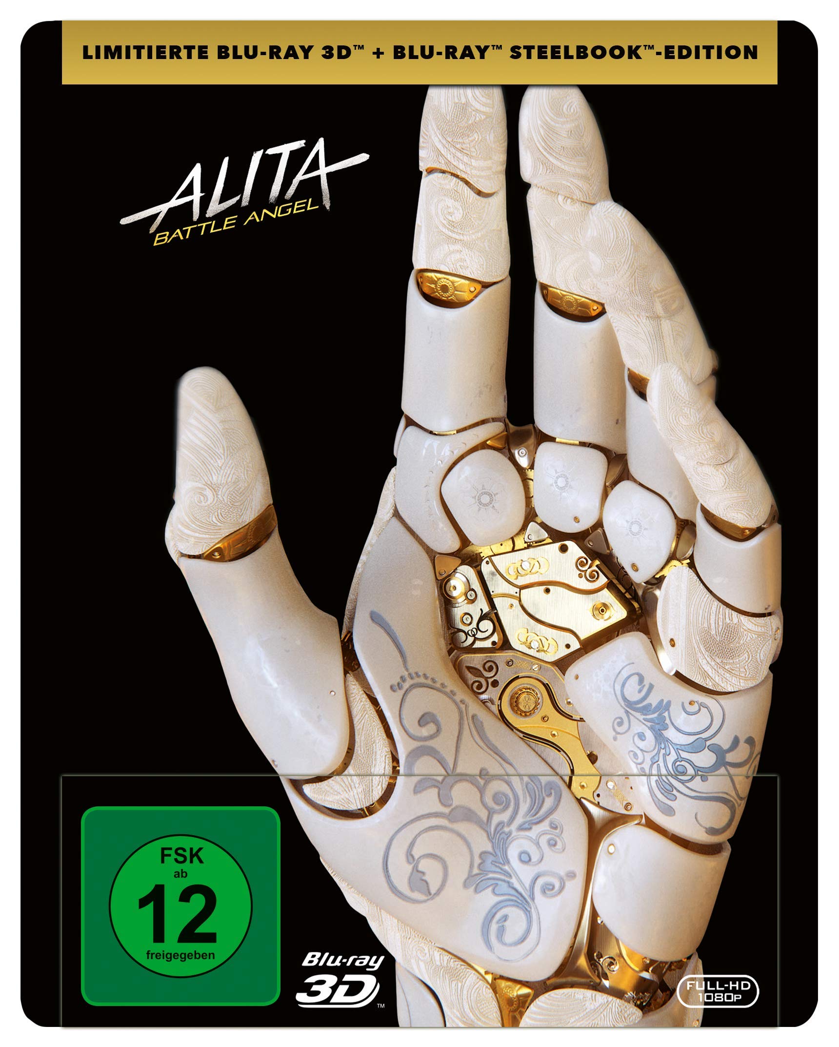 Alita: Battle Angel (3D Steelbook + 2D Blu-ray)