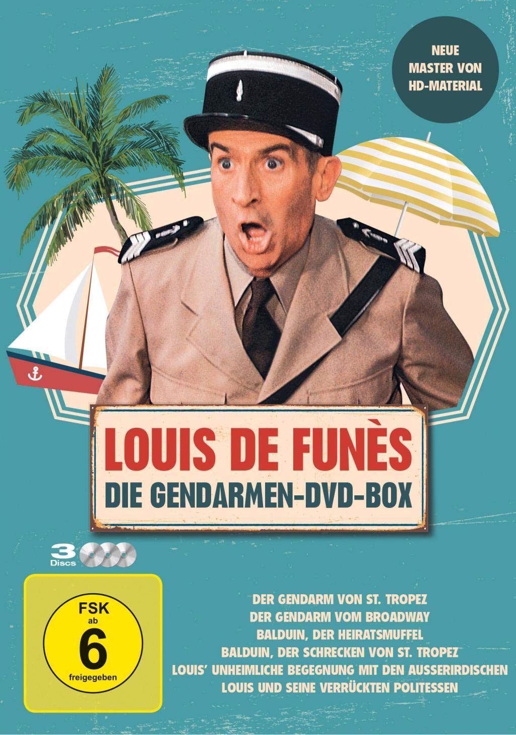 Louis de Funes - Gendarmen Blu-ray Box