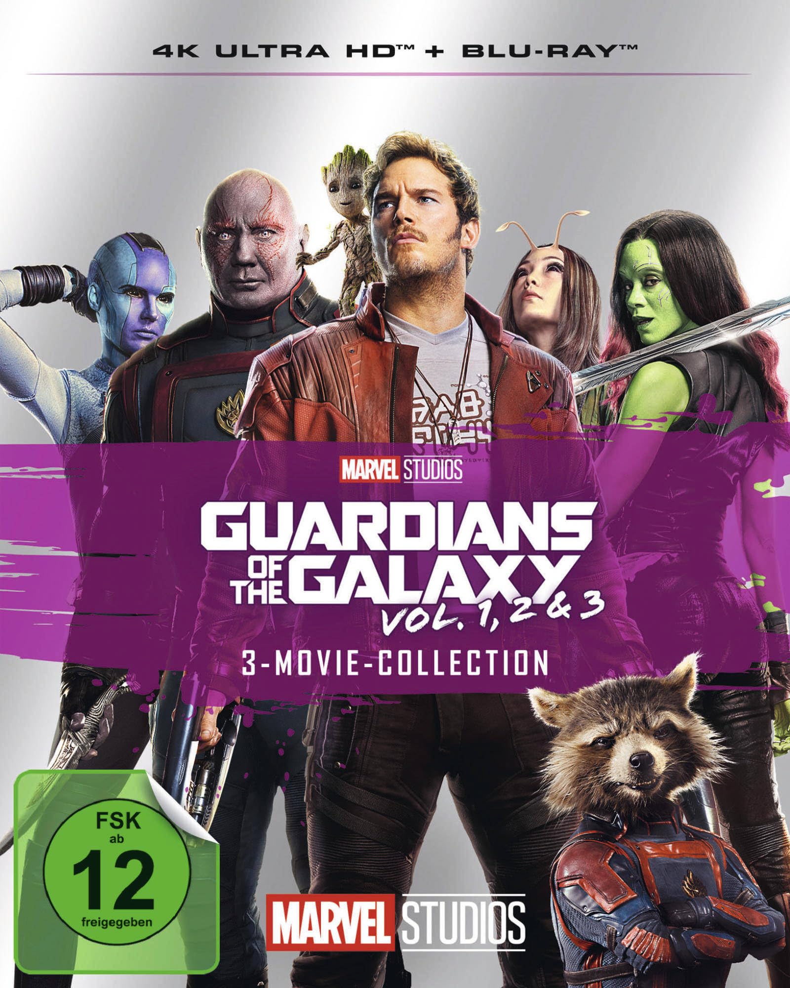 Guardians of the Galaxy 3-Movie-Collection [4K Ultra HD + Blu-ray]