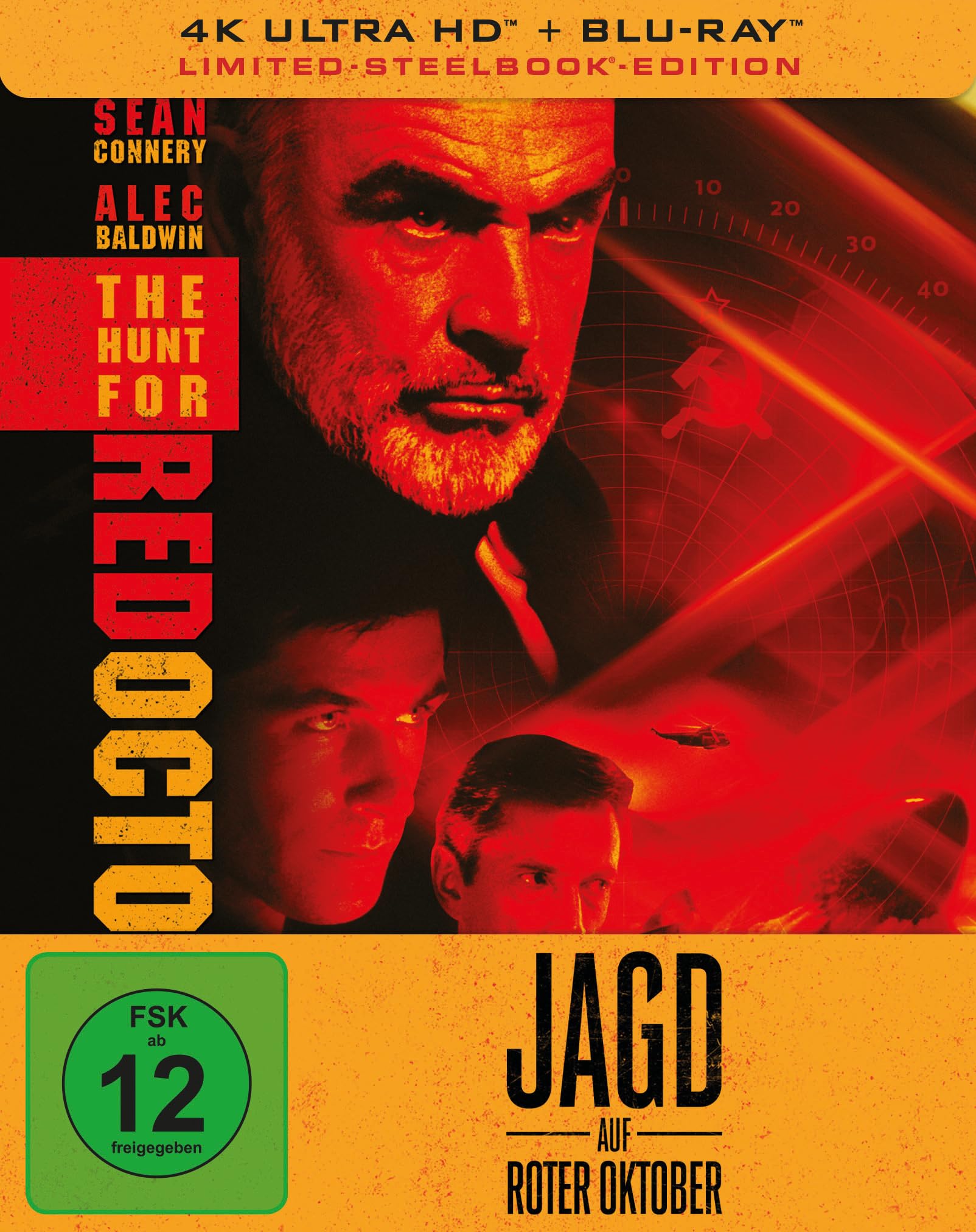 Jagd auf Roter Oktober UHD & BD (Lim. Steelbook) [Blu-ray]