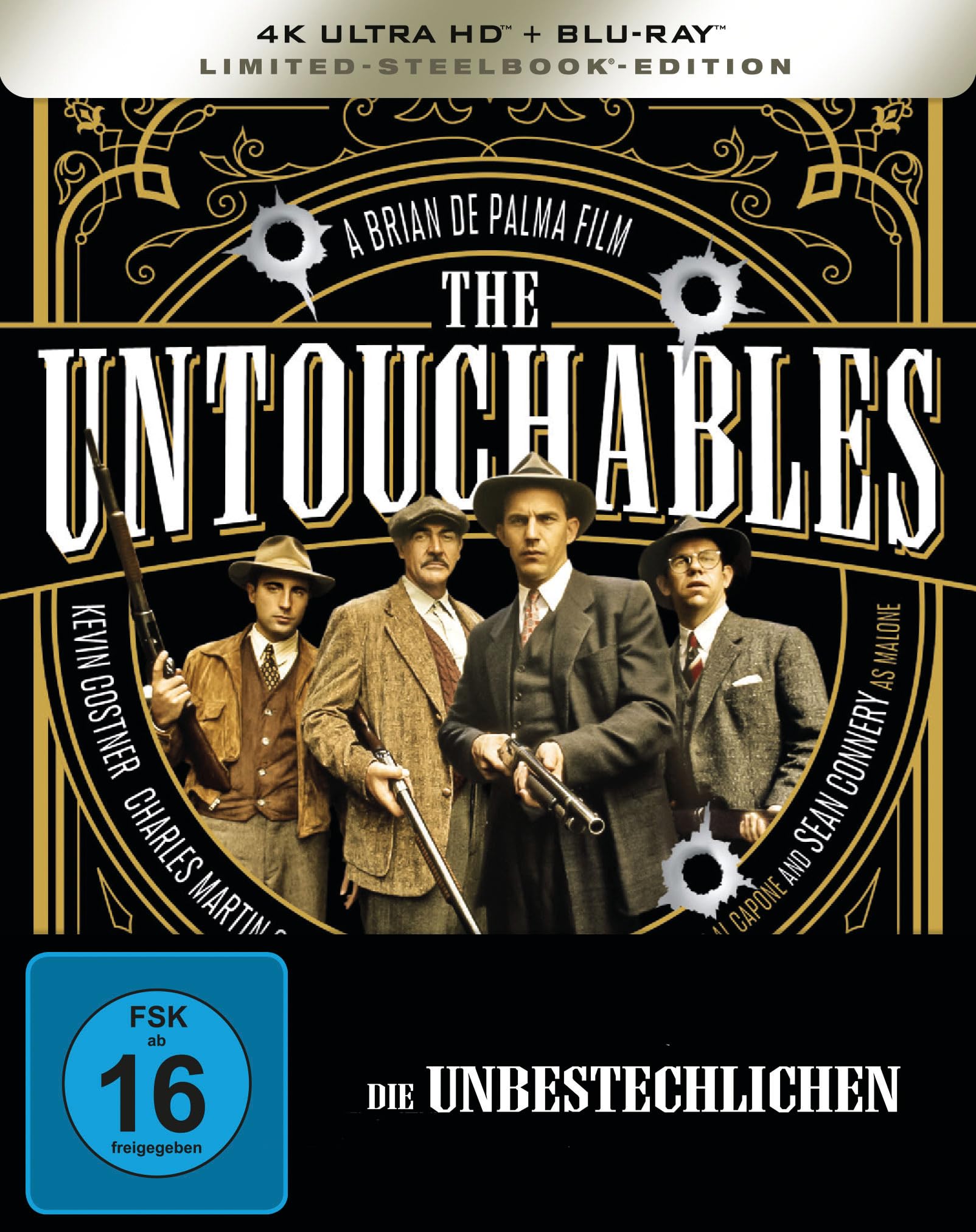 The Untouchables - Die Unbestechlichen UHD & BD (Lim. Steelbook) [Blu-ray]