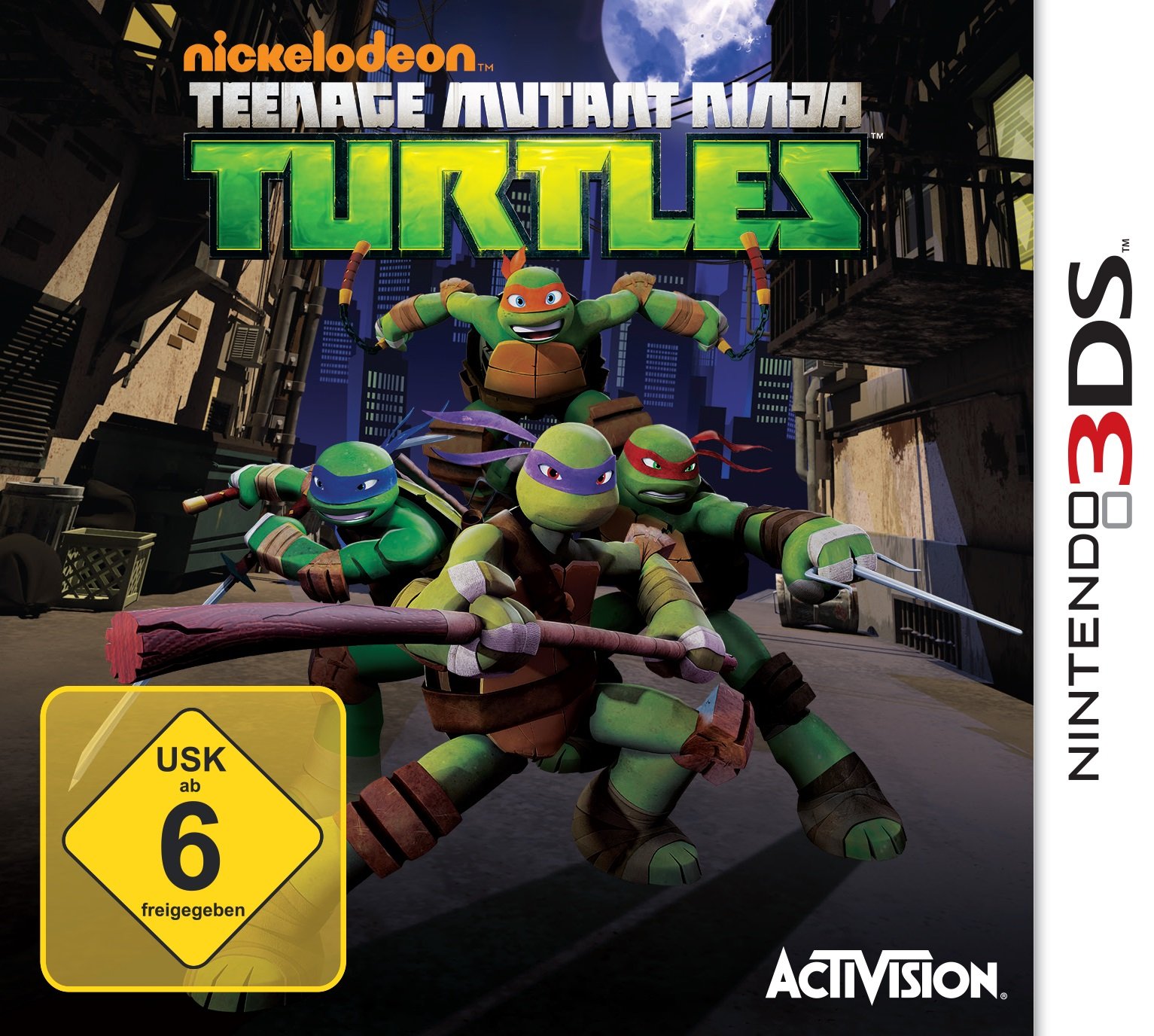 Teenage Mutant Ninja Turtles (nickelodeon) - [Nintendo 3DS]