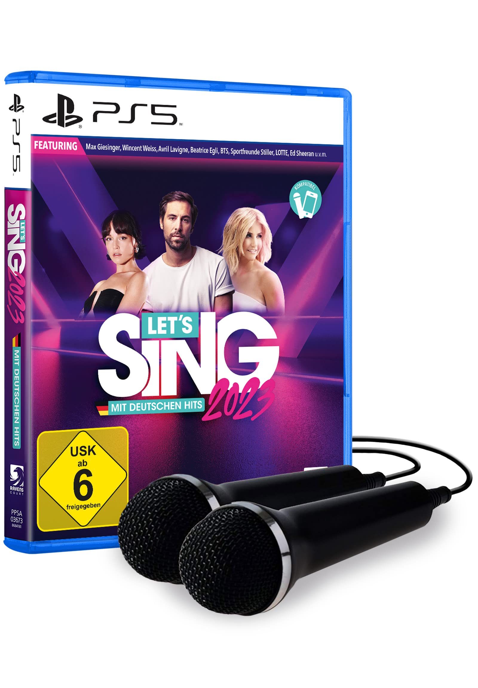 Let's Sing 2023 German Version [+ 2 Mics] (PlayStation 5)
