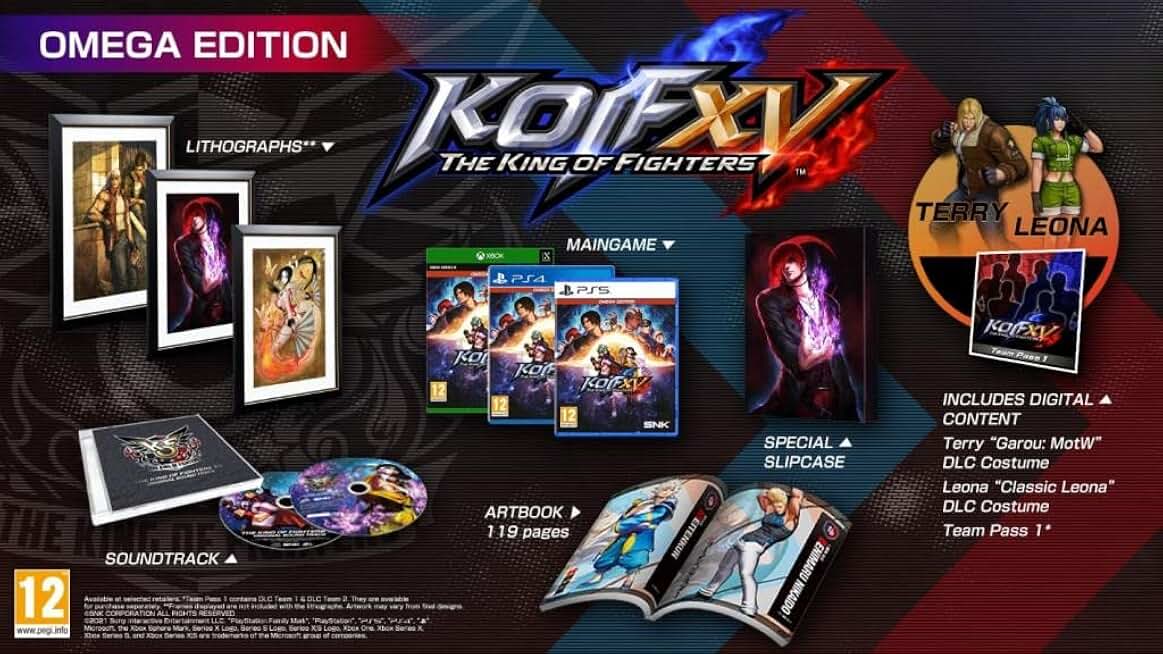 The King of Fighters XV [Omega Edition, inkl. Soundtrack, Artbook & 3 Lithographien, EU Import]