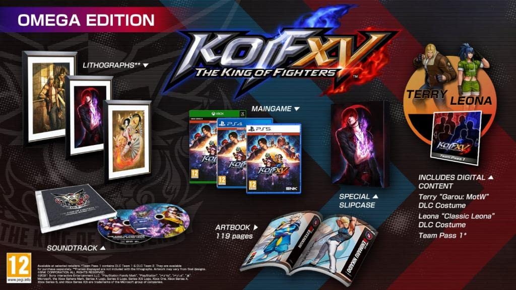 The King of Fighters XV [Omega Edition, inkl. Soundtrack, Artbook & 3 Lithographien, EU Import]