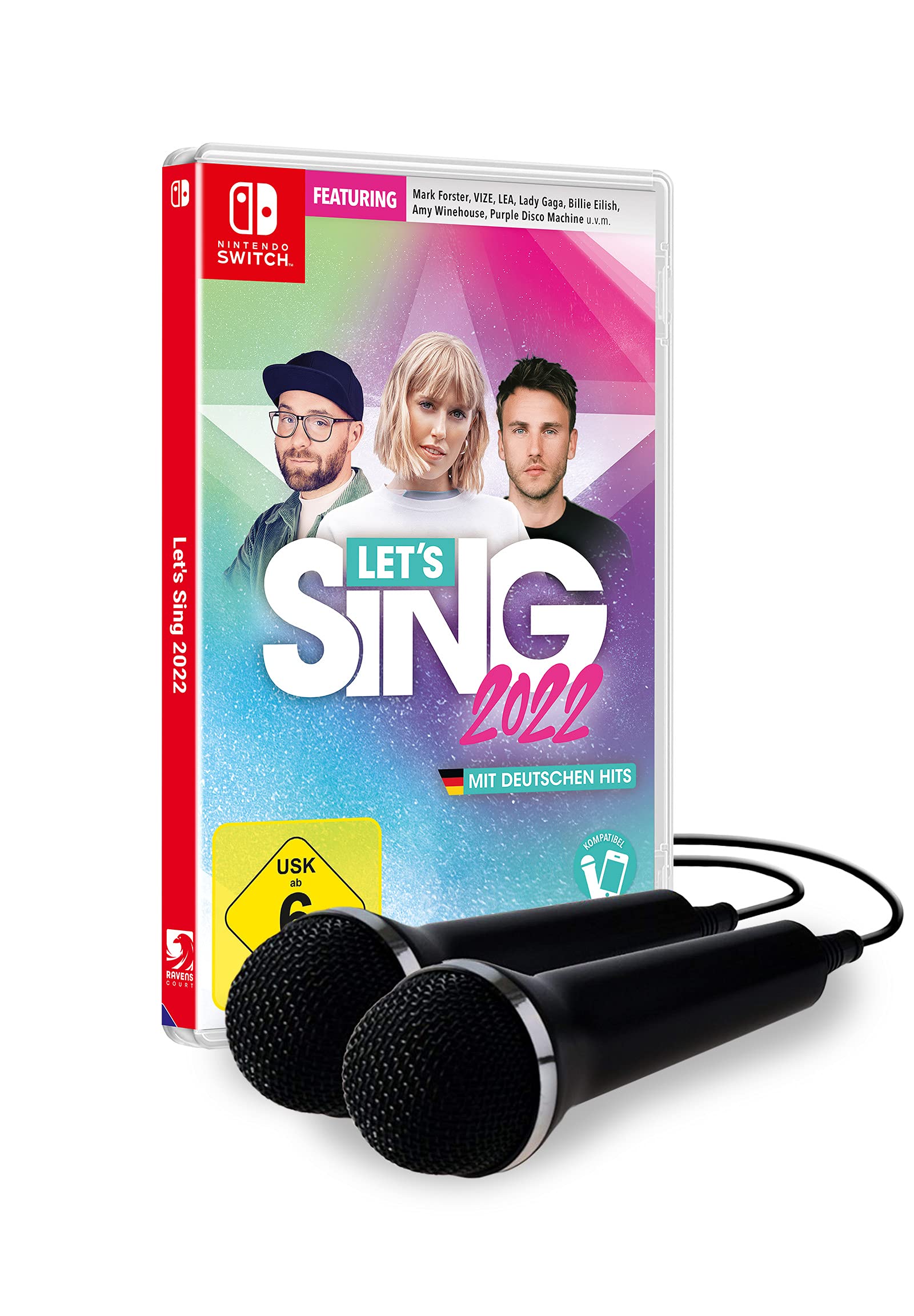 Let's Sing 2022 mit deutschen Hits [+ 2 Mics] (Nintendo Switch)