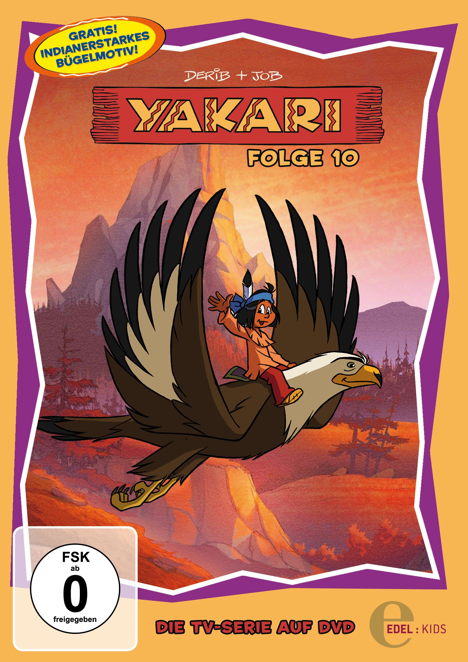 Yakari – „Der Traumfänger" – Folge 10, Die DVD zur TV-Serie (Gratis! Mit indianerstarken Bügelmotiven!)