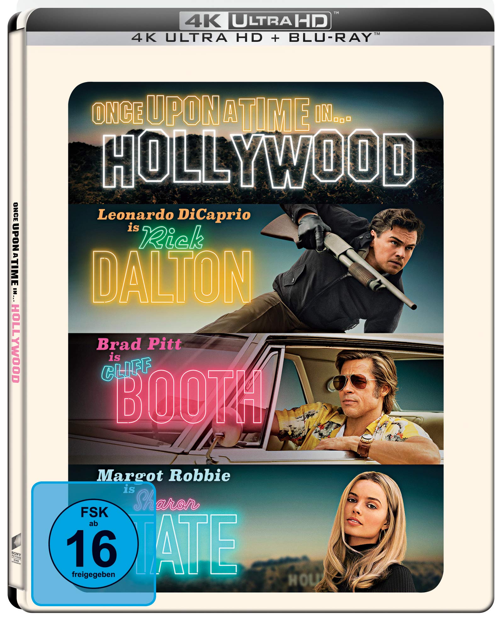 Once Upon A Time In… Hollywood (Limited 4K Ultra-HD/BD Steelbook) Amazon Exklusiv [Blu-ray]