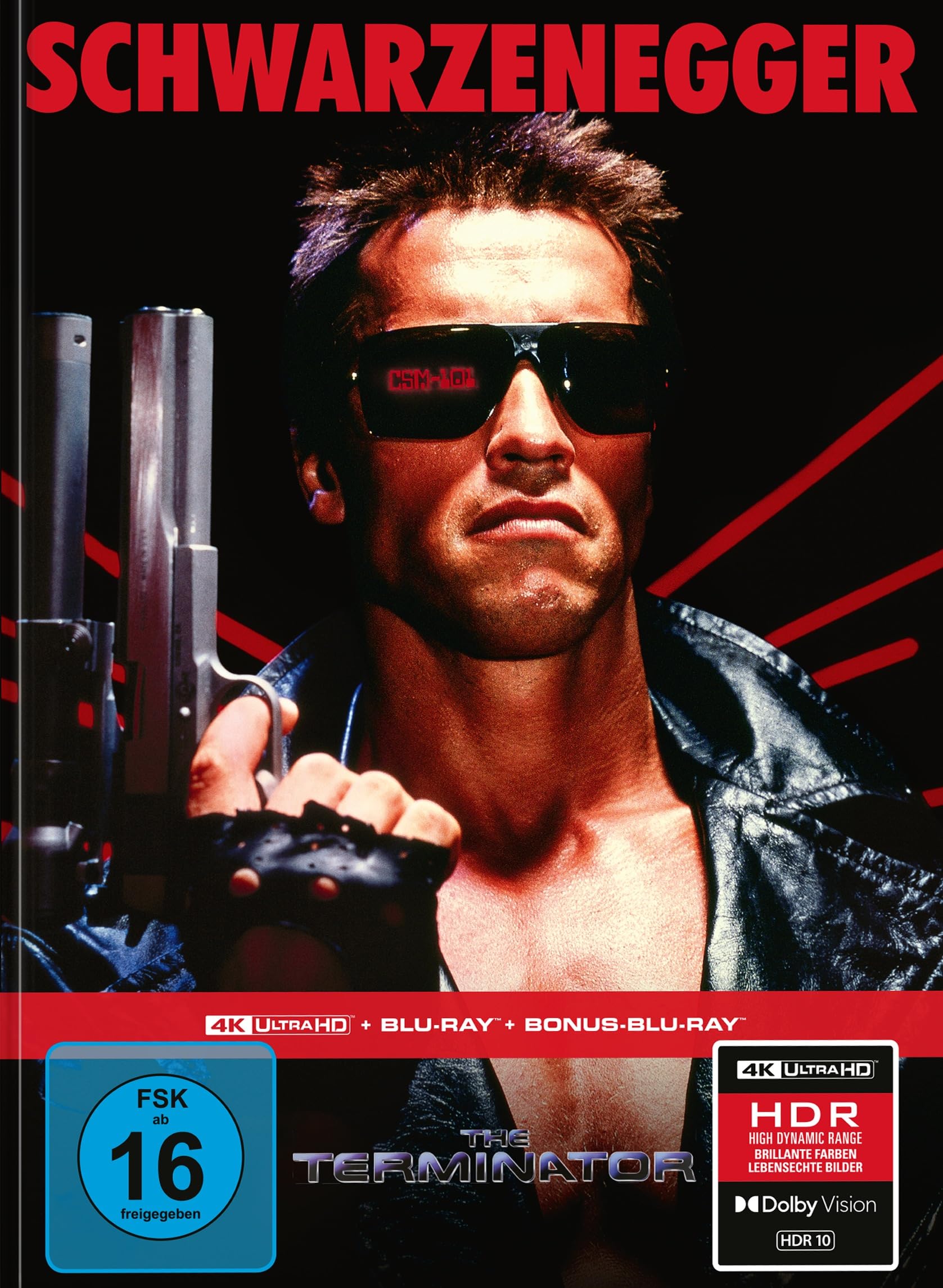 Terminator - Limitiertes 3-Disc-Mediabook – Cover A (4K Ultra HD + Blu-ray + Bonus-Blu-ray)