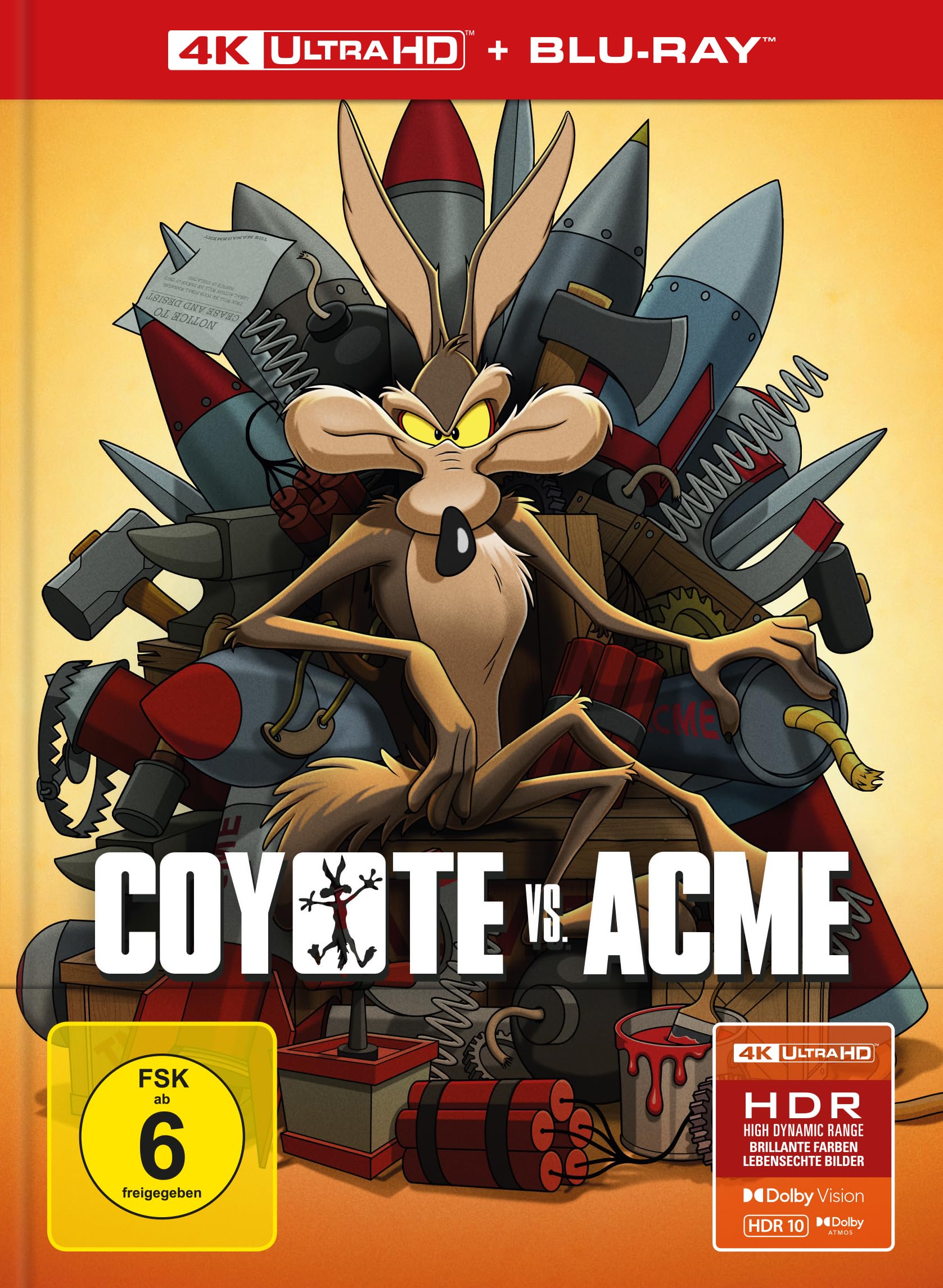 Coyote vs. ACME - Limitiertes 2-Disc-Mediabook (4K Ultra HD + Blu-ray)
