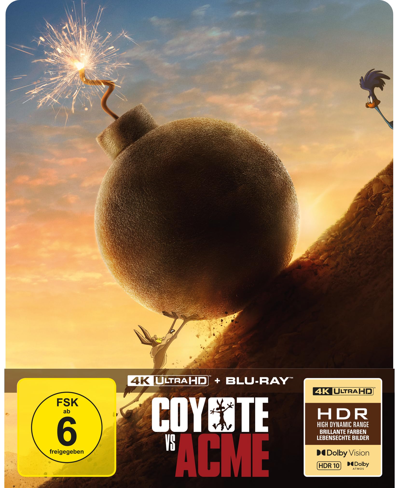 Coyote vs. ACME - Limitiertes 2-Disc-SteelBook (4K Ultra HD + Blu-ray)