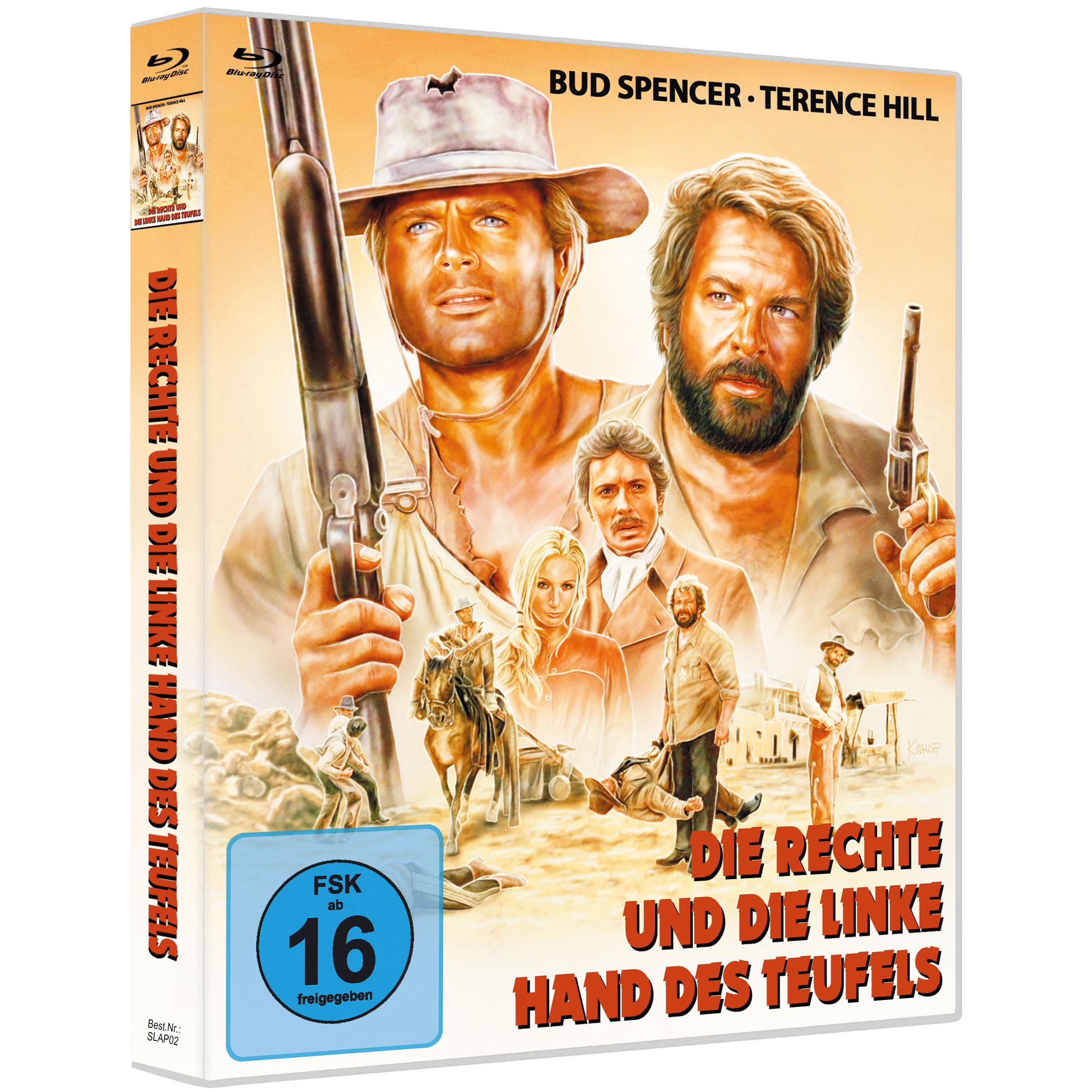 BUD SPENCER & TERENCE HILL - Die rechte und die linke Hand des Teufels - Ltd. Scanavo plus Mini-Poster - Slap Sensation #2 [Blu-ray]