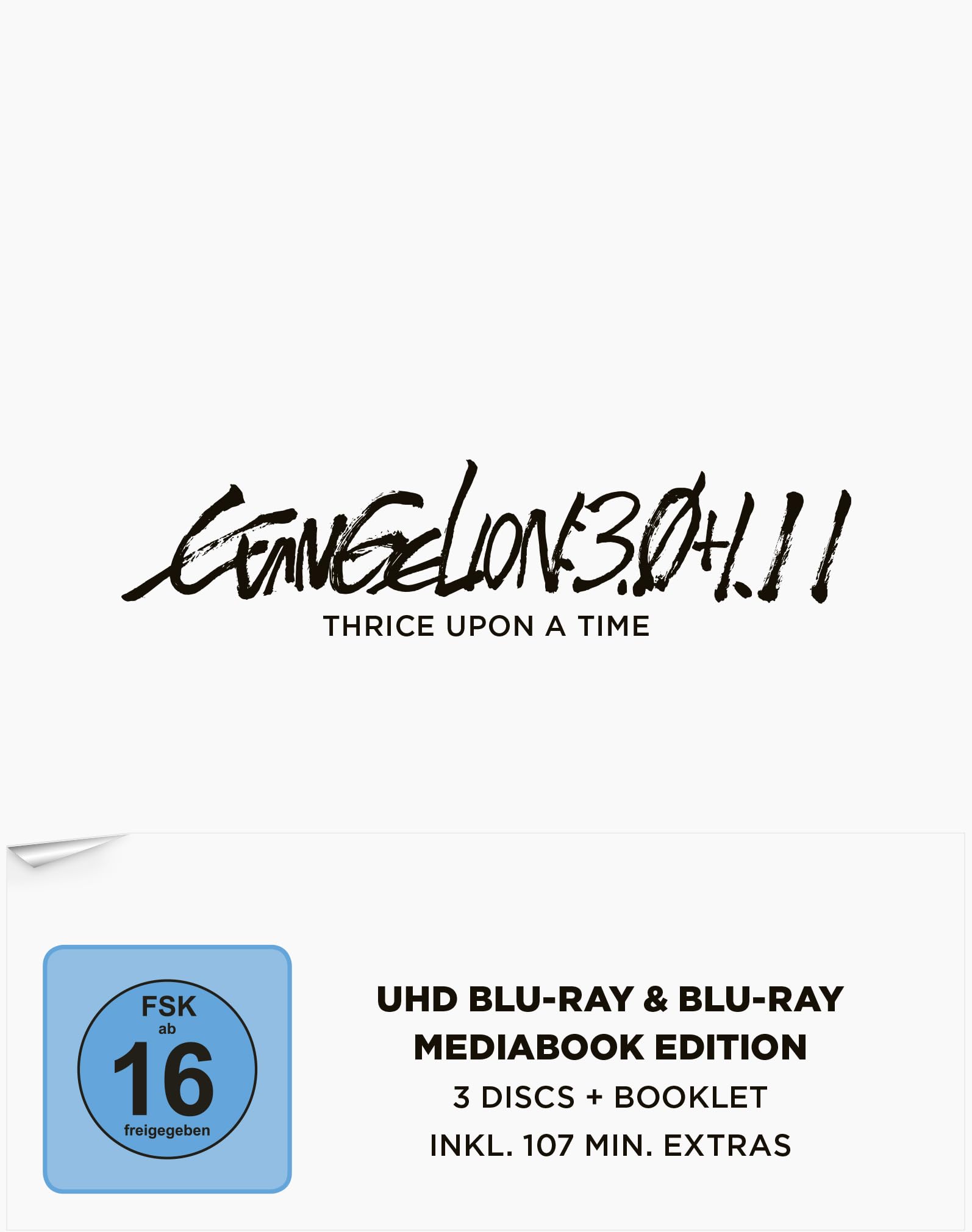 Evangelion: 3.0+1.11 Thrice Upon a Time [4K UHD Blu-ray] (Mediabook Special Edition) + (Blu-ray)