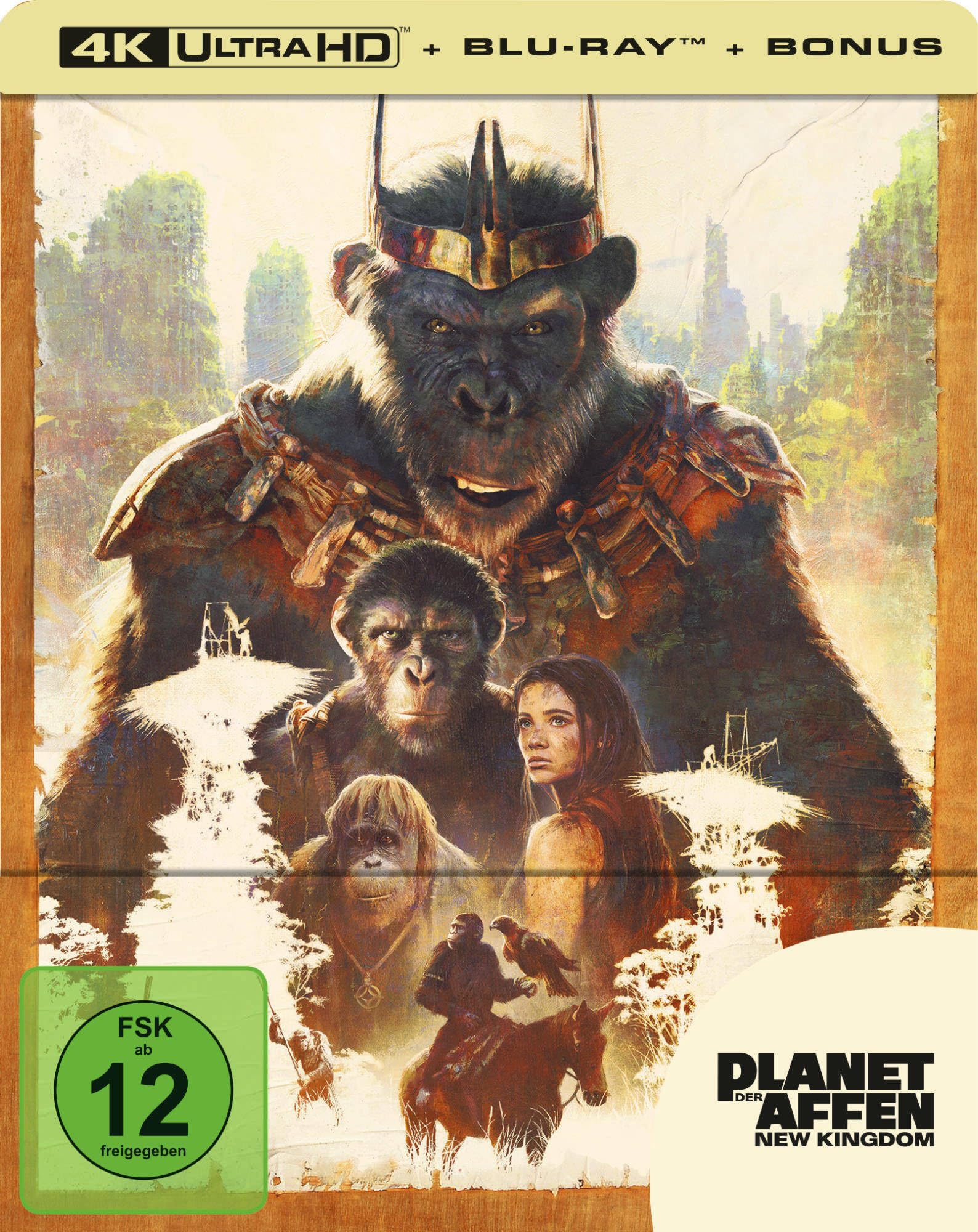 Planet der Affen: New Kingdom – Limitiertes Steelbook (4K Ultra HD) (+ Blu-ray)