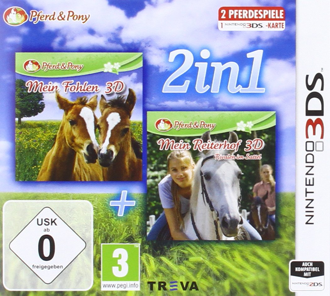 2 in 1: Mein Fohlen 3D + Mein Reiterhof 3D Rivalen