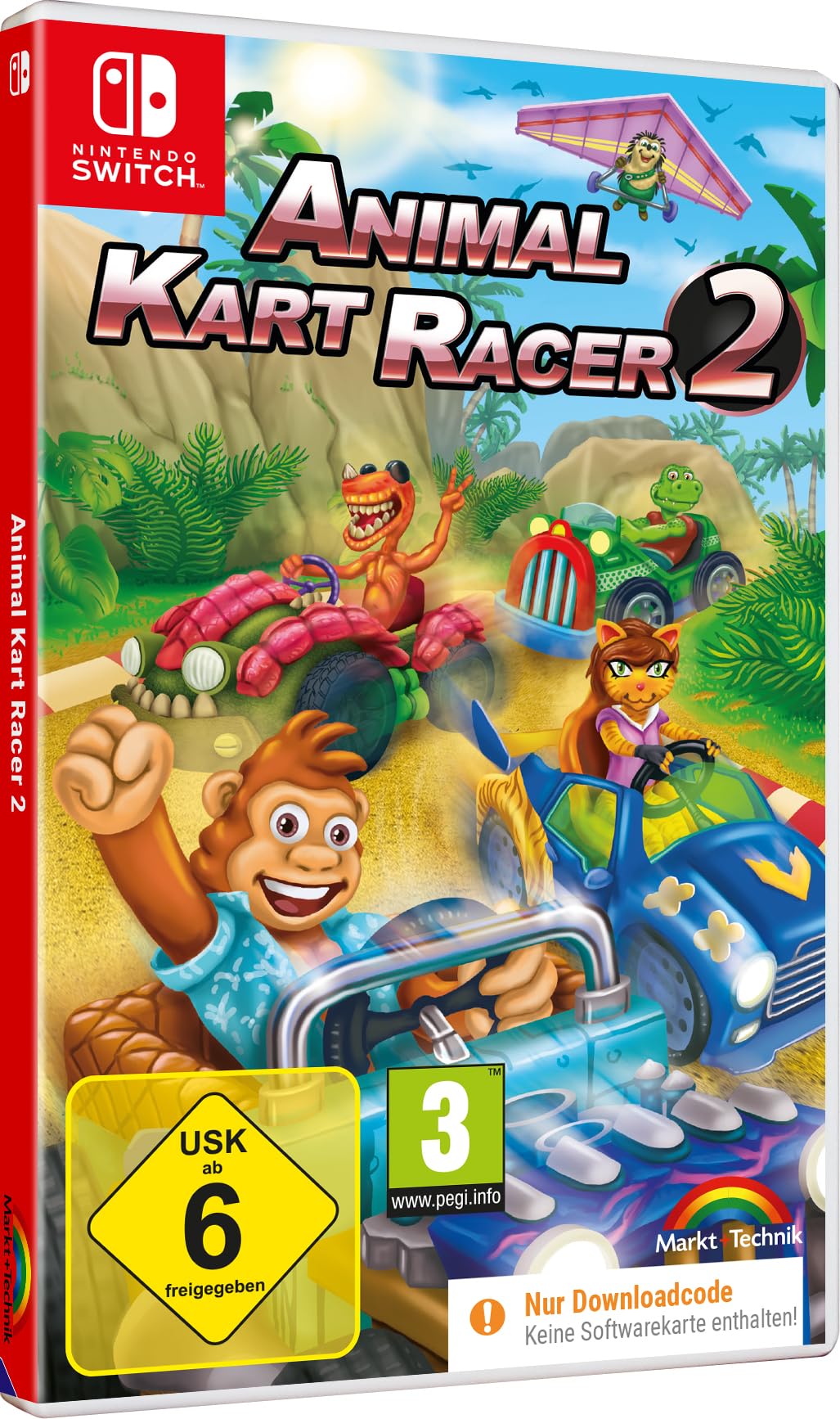 ANIMAL KART RACER 2 - Familien Rennspiel für Nintendo Switch