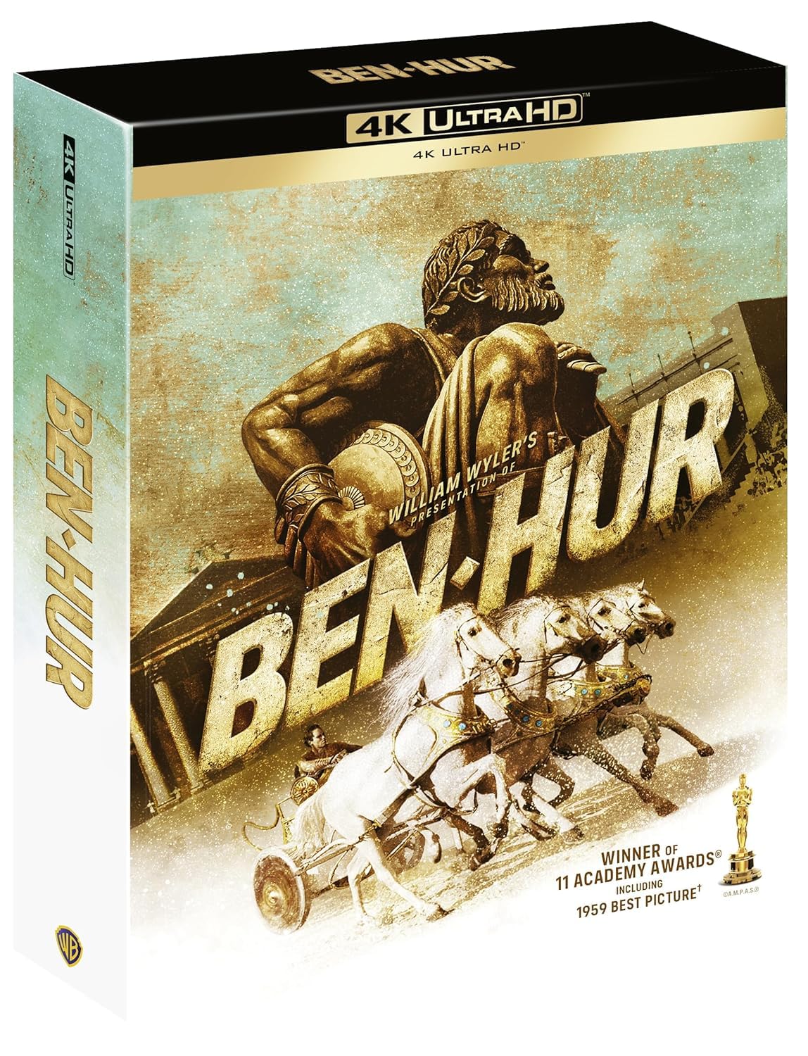 Ben Hur 4K - Ultimate Collectors Full Slip Edition + Bonus Blu-ray - Limited Edition - Steelbook