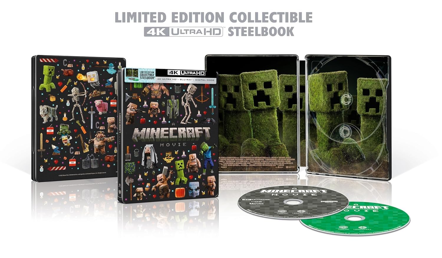 Ein Minecraft Film - Exklusiv Limited Typ-A Steelbook (4K UHD + Blu-ray) inkl. Deutsche Dolby Atmos Tonspur