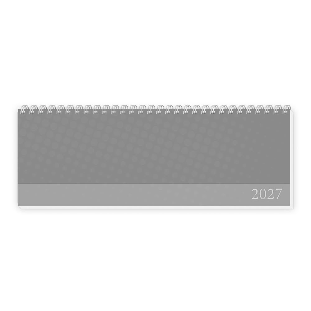 TRÖTSCH Schreibtischquerkalender 2 (eine Woche 2 Seiten) 2027: Tischkalender Wochenkalender