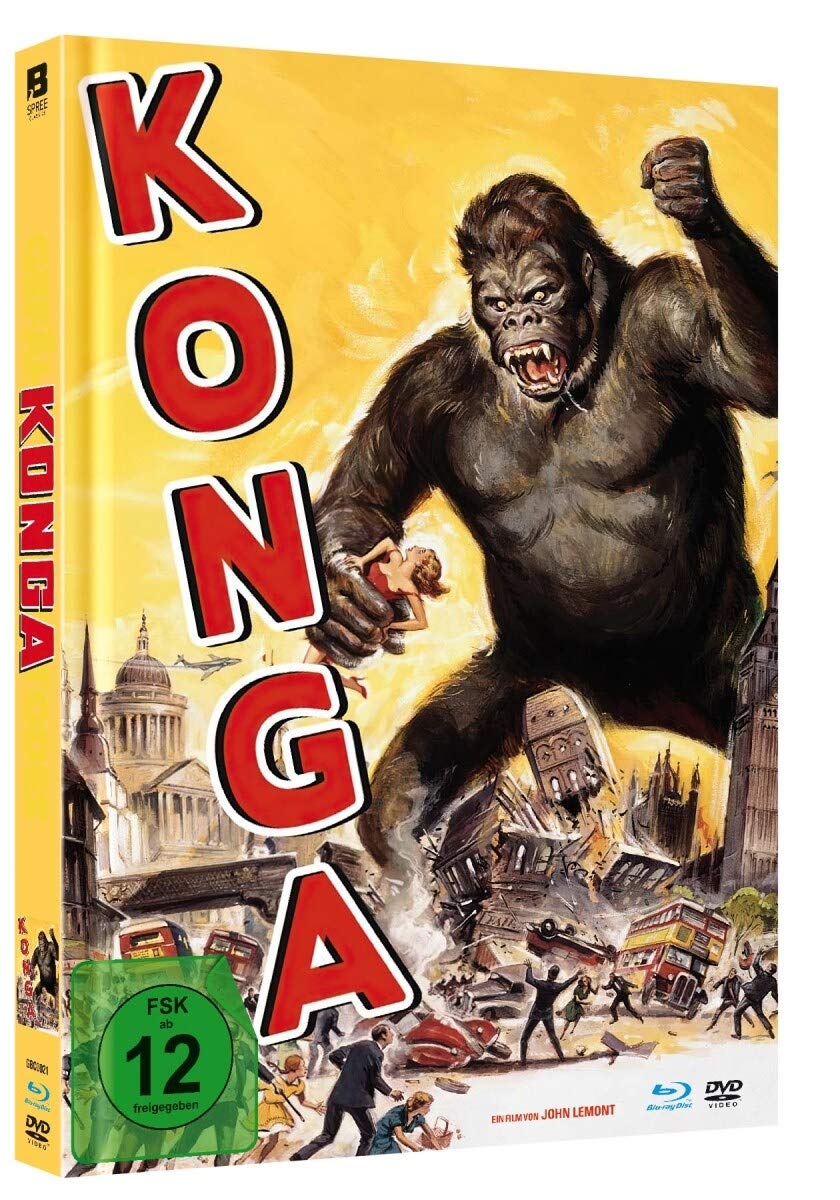 KONGA - Uncut Limited Mediabook (mit Blu-ray+DVD/in HD neu abgetastet)