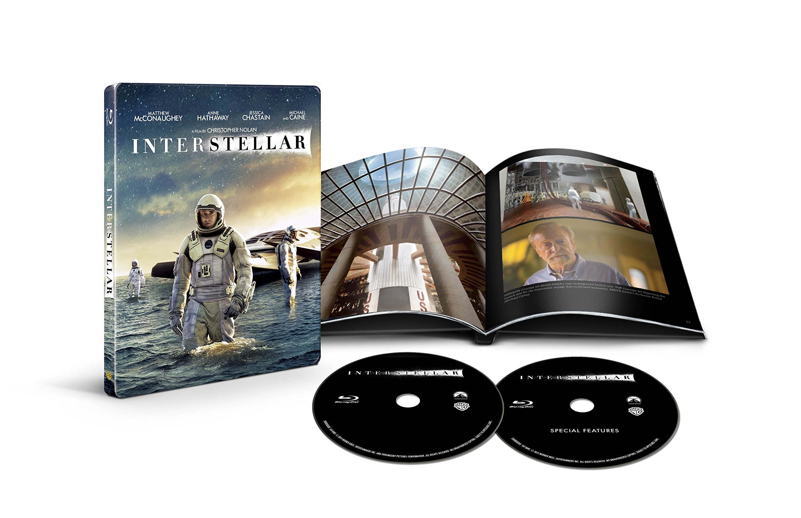 Interstellar (Limited Steelbook Edition mit Fotobuch) (Japan Exklusiv) [Blu-ray] [Limited Edition]