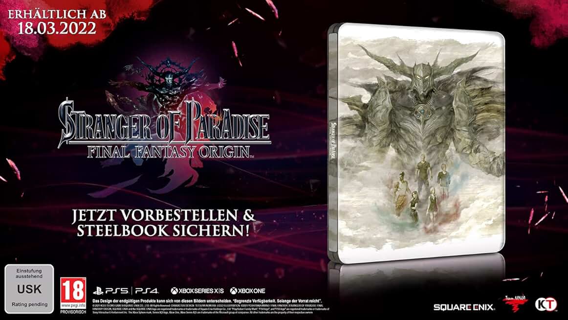 Stranger of Paradise: Final Fantasy Origin Steelbook Edition