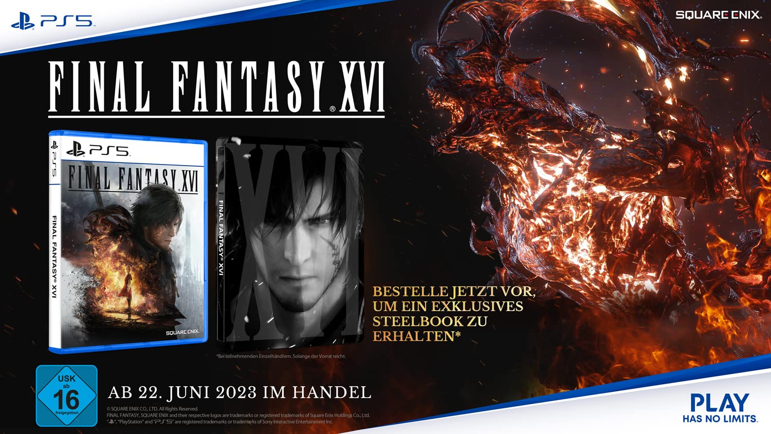 Final Fantasy XVI - Steelbook Edition