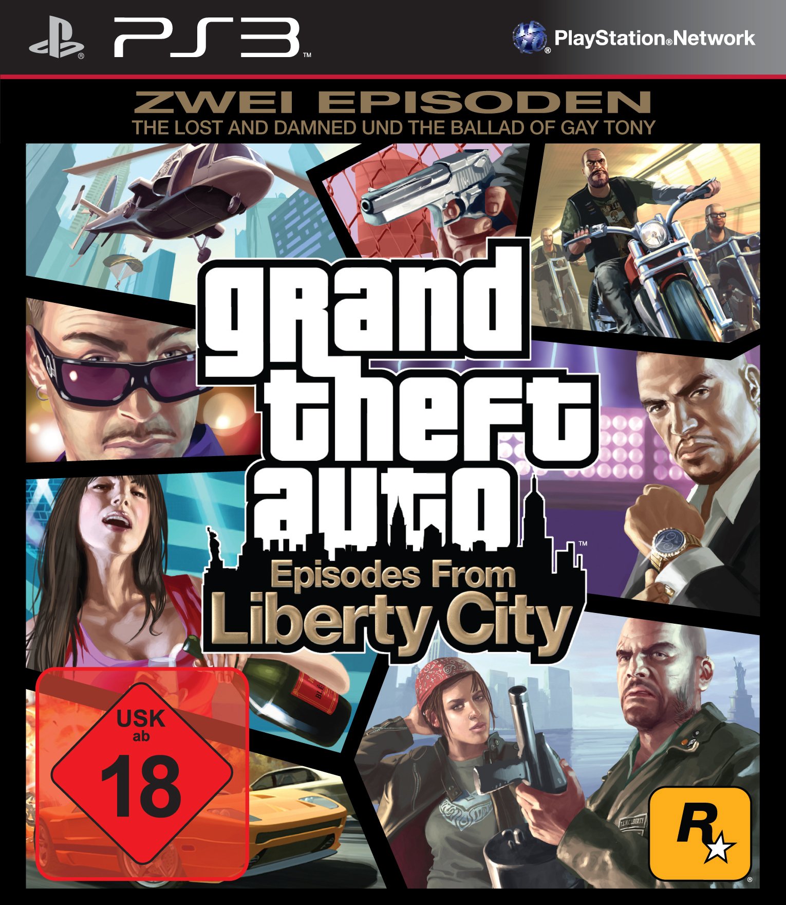 Grand Theft Auto: Episodes from Liberty City - Zwei komplette Spiele: "The Lost and Damned" + "The Ballad of Gay Tony"